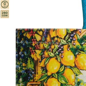 Custom Canvas Beach Tote <b>Bag</b> 40x33x18cm 280 GSM PP Laminated Recycled Polycotton Printed Embroidered Wholesale OEM Private Label - Product Image 4