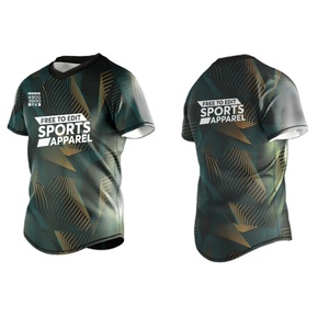 Chemises de course imprimées à sublimation personnalisée Vêtements de course automobile pour moto T-Shirt en jersey grande taille respirant et coupe-vent pour l'hiver - Product Image 2