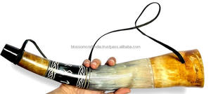 Cor de buffle décoratif, instrument naturel artisanal de qualité supérieure pour les célébrations festives, les cadeaux et les usages rituels - Product Image 2