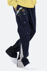 Pantalones acampanados para hombre con estilo moderno para conjuntos de moda, pantalones acampanados para hombre con cintura flexible - Product Image 3