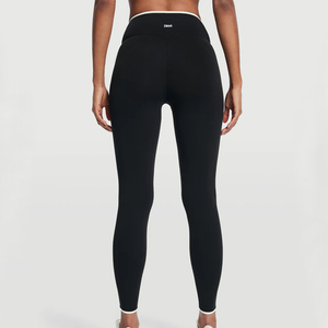 Leggings pour femmes avec taille croisée flatteuse, 82% polyester, 18% élasthanne, leggings extensibles 4 directions, pantalons de yoga et de gym - Product Image 6
