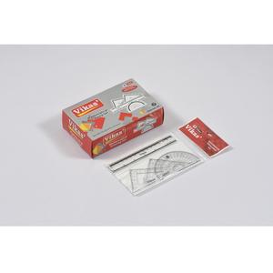 High on Demand Protractor & Scales 4 Pcs Geometry Drawing Set for Math Class or Exams and Study Bulk Quantity Indian Supplier - Product Image 1