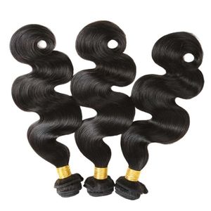 Extensions de cheveux humains Remy indiens, ondulés et bouclés, noirs doux, lot de 3 pièces - Product Image 3
