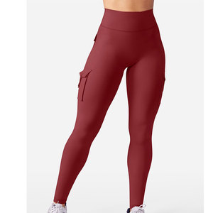 Leggings Deportivos de Yoga para Mujer, Servicio OEM, Transpirables, Ultrafinos, Ligeros, Grosor Estándar, Leggings de Gimnasio, Logotipo Personalizado - Product Image 1