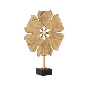 Juego de 2 Esculturas de Caballitos de Mar de Metal con Base de Madera para Decoración de Mesa en el Hogar y la Oficina, Esculturas de Escritorio en Oferta - Product Image 2