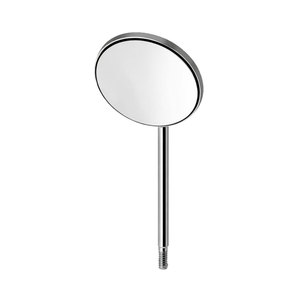 Miroir buccal à surface plane n° 3 en acier inoxydable, tête de rechange pour diagnostic dentaire 20 mm, têtes de rechange pour miroir dentaire, vente en gros - Product Image 6
