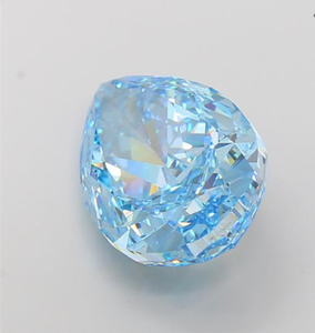 Diamante Cultivado en Laboratorio con Certificación IGI, 15.04 CT, Corte Pera Modificado Brillante, Color Azul Intenso, Claridad VS1, CVD ROYAL GEMS - Product Image 3