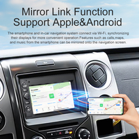 SEMAITU Lecteur MP5 stéréo de voiture 7 pouces pour Ford F-150 2007-2014 Linux CarPlay sans fil Android Auto Mirror Link Bluetooth IPS