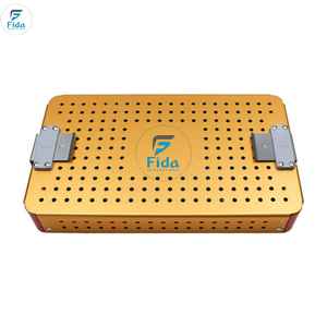 Contenedor de Esterilización Reutilizable de Acero Inoxidable FIDA International, Certificado CE, de Doble Capa, para Autoclave - Product Image 1