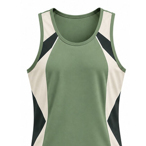 Men Knitted Casual <b>Stringer</b> <b>Vest</b> Singlet Custom Sleeveless Fitness Breathable Quick Dry Lightweight Gym Training Apparel OEM - Product Image 3