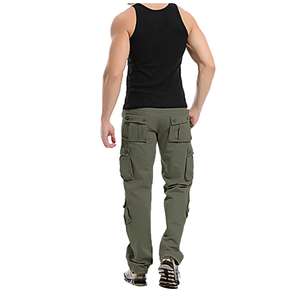 Pantalones Deportivos Casuales de Hombre, Personalizados, de Alta Calidad, Estilo Vintage, Ecológicos, con Cintura Elástica, Corte Acampanado, 100% Algodón - Product Image 6