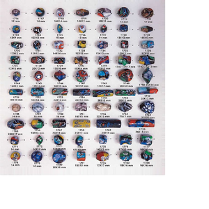 Cuentas de Vidrio Facetadas Rusas Hechas a Medida en Tamaño de 12 mm, Color Azul Cobalto, Ideales para la Reventa por Tiendas de Cuentas - Product Image 3