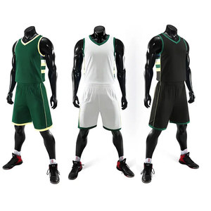 Créez votre propre uniforme de basket-ball avec logo personnalisé, couleur unie, uniformes sublimés - Product Image 1