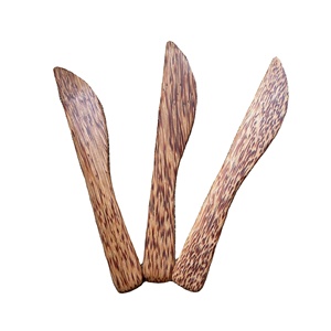 Ensemble de couverts jetables écologiques de haute qualité prix usine ébène cuillère fourchette couteau bois foncé naturel pour le camping-inspiré - Product Image 1