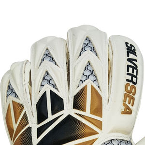 Gants de gardien de but de football professionnels personnalisés en gros, coupe hybride, matériau en latex allemand, paume épaisse Giga Grip, poignet en maille 3D - Product Image 6