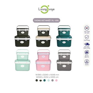 SB TECH Modern PP <b>Plastic</b> Cooler <b>Box</b> 25L <b>Large</b> Capacity Eco-Friendly Durable Portable Travel Outdoor Use Insulated Food Storage - Product Image 4