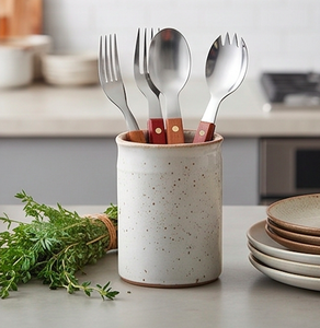 Ensemble de couverts à manche en bois, cuillère et fourchette en acier inoxydable, design minimaliste, pour le camping, la table, la cuisine et l'hôtellerie - Product Image 2