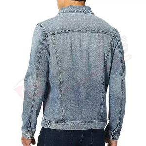 <b>Jacket</b> for <b>man</b> 100% Cotton Jeans Custom Printed Design <b>Mans</b> <b>Denim</b> <b>Jacket</b> In Best New Style Fashion Jeans <b>Jackets</b> With Logo - Product Image 3