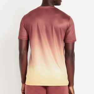 Camiseta Deportiva de Poliéster Brillante para Hombre, Estilo Verano, Tela Fresca, Diseño Personalizado, Logotipo Impreso, Camiseta para Hombre - Product Image 2