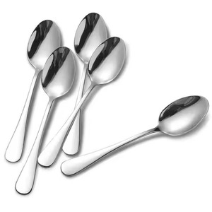 High Quality Metal Coffee Tea <b>Spoon</b> Stainless Steel Sugar Stirring <b>Spoon</b> Dessert Cutlery Dining <b>Table</b> Use - Product Image 4