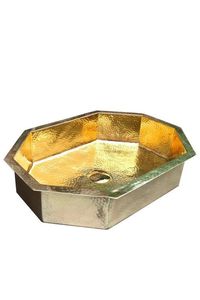 Authentic Handmade Brass Wash <b>Basin</b> Decorative Bathroom Vanity Sink Premium Luxury Durable Metal Bowl Interior Collection - Product Image 1