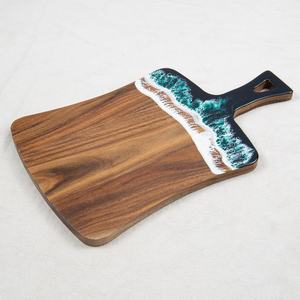 Tabla de Cortar de Madera y Resina Epoxi Hecha a Mano, Premium, para Cocina, para Cortar Queso, Apta para Lavavajillas, 1.5 cm de Grosor - Product Image 6
