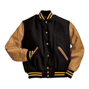 Hot Sale High Quality Unisex College Varsity <b>Jacket</b> 100% Wool Cartoon Patchwork Hooded Streetwear Adjustable Price New Condition - Product Image 2