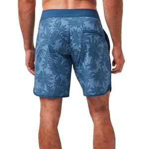 Custom <b>Mens</b> Polyester Board Shorts Quick Dry Beach Swim <b>Trunks</b> Elastic Drawstring Waist Printed Lightweight OEM Supply - Product Image 3