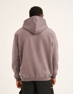 Sudadera de punto para hombre, forrada, de color sólido, corte holgado, 100% algodón, informal, para otoño, con bolsillos, transpirable, con capucha. - Product Image 6