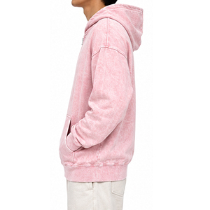 Sweat-shirt vintage personnalisé à col zippé, unisexe, en molleton épais, style streetwear, avec logo personnalisé, fabricant de vêtements - Product Image 6