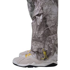 Pantalon cargo camouflage pour hommes, pantalon à cordon élastique, coupe ample, jambe large, vêtements décontractés pour l'extérieur - Product Image 4