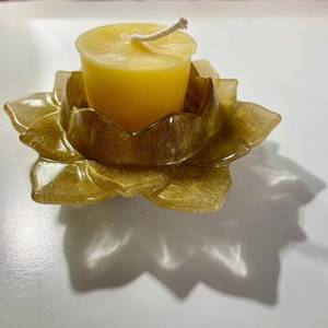 Porte-bougie à la bougie chauffe-plat en résine écologique fait main de luxe d'Inde, décoration festive de Noël pour la maison et le jardin, cadeau - Product Image 5