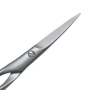 Stainless Steel <b>Cuticle</b> Scissors Straight Blade Sharp Tip Round Hole Black White Speckled Handle Beauty <b>Tools</b> for Adults Durable - Product Image 3