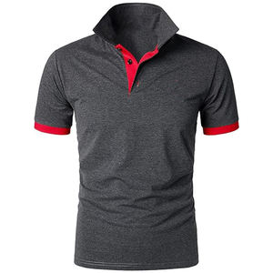 Logotipo bordado personalizado para hombre de manga corta para Polo sólido puede imprimir Golf deporte venta al por mayor tela de lona - Product Image 4