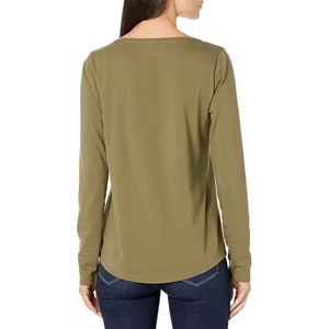 T-shirt personnalisé tendance pour femme, style décontracté streetwear, vente en gros OEM, tissu toile de haute qualité, séchage rapide, personnalisable - Product Image 2