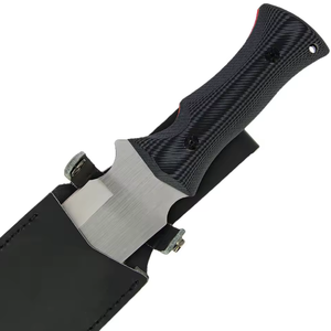 Customization Size <b>Bone</b> Wooden <b>Handle</b> Handmade Damascus Steel Drop Point OEM High Quality Custom Hunting Bowie <b>Knife</b> - Product Image 3
