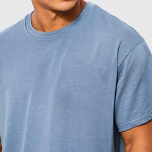 Camiseta Extra Grande de Algodón Grueso Personalizada para Hombre, Estilo Urbano, Corte Cuadrado, 100% Algodón, Personalizable, Fabricante OEM DTG - Product Image 2