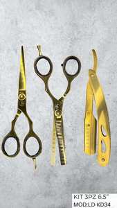 Ciseaux de coiffure, ciseaux de coupe de cheveux, ciseaux à effiler, ciseaux pour barbier, kit de coupe de cheveux, dropshipping - Product Image 5