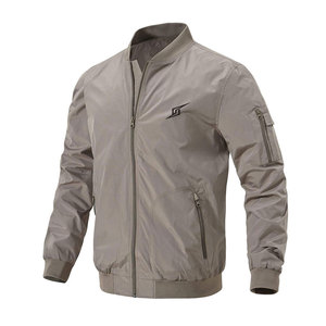 Chaqueta Bomber de Alta Calidad, Estilo Elegante, Cuello Alto de Lona, Tela Suave para Uso en Exteriores y Urbano - Product Image 1