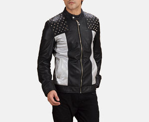 Chaqueta de Cuero para Hombre, Diseño 2026, Chaqueta de Cuero Genuino de Piel de Vaca, Fabricante y Proveedor - Product Image 1