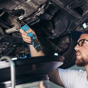 3/8 Cordless Electric Right Angle <b>Ratchet</b> Wrench Set 2pcs 1200mAh Batteries Charger 7 <b>Sockets</b> 400RPM - Product Image 3