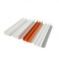 Profilé en PVC E de 15 mm haute résistance pour le gaine de câblage électrique, installation facile, gestion des câbles