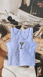 Decorative <b>Thread</b> and <b>Bead</b> Ten Top with Unique Patterned Artwork for Modern Womens Fashion Collections - Product Image 4