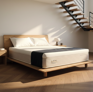 Tirol Teak Wooden <b>Bed</b> <b>Frame</b> with Minimalist Design Eco-Friendly Solid Wood Construction for Long-Lasting Comfort <b>Queen</b>/King <b>Size</b> - Product Image 2