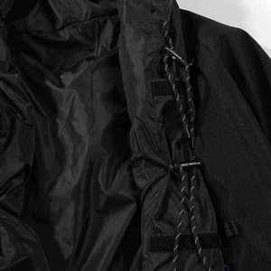 เสื้อแจ็คเก็ตกันน้ำสำหรับผู้ชาย สไตล์เทคแวร์ แนวสตรีทแวร์ กระเป๋าหลายช่อง มีฮู้ด กันลม สไตล์ฮาราจูกุ  สำหรับกิจกรรมกลางแจ้ง - Product Image 4