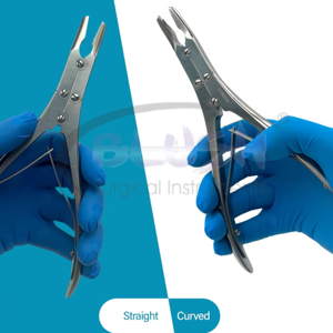 Bone Rongeur Steel Surgical Instrument Bone Trimming Tool Orthopedic Bone Cutting Forceps Durable Reusable By <b>Blush</b> Surgical - Product Image 5
