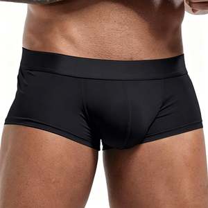 Sexy Soft Comfortable Breathable Men's Trunk <b>Boxer</b> Briefs Underwear 100% Cotton OEM <b>Custom</b> Logo Anti-Bacterial Eco-Friendly - Product Image 5
