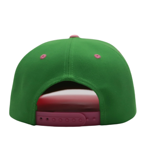 Gorra Snapback AKA Green Letters con Visera Rosa, Gorra de Béisbol Bordada, Ajustable, de Algodón, Estilo Casual y Urbano - Product Image 5