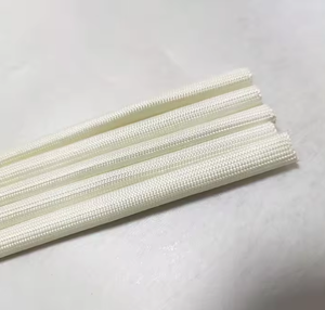 Heat Resisted Braided Fiberglass Sleeve <b>Acrylic</b> Coated Polyester Insulating Fiber Glasses Sleeve - Product Image 4