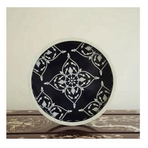 Plateau de service en os en résine fait à la main de qualité supérieure avec motif floral Meilleur prix pour la maison et les occasions de cadeaux Décoration de table - Product Image 1